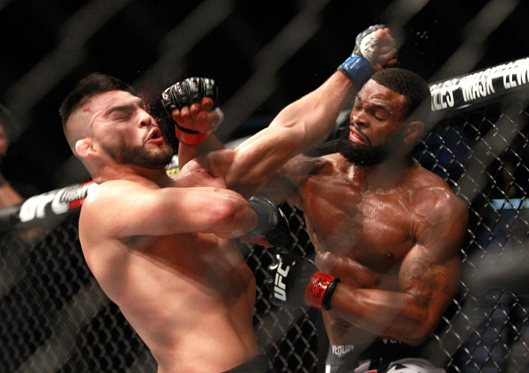 Woodley vs Gastelum (Foto: UFC/Divulgação)