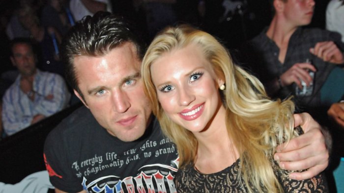 Chael e sua esposa Brittany Sonnen (Foto: MMA.TV)