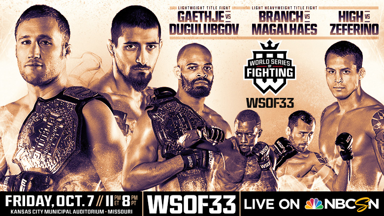 Cartaz do WSOF 33 com os combates anunciados até agora (Foto: WSOF.com)