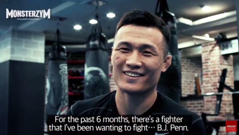 "Nos últimos seis meses, só há um lutador que eu venho querendo enfrentar: B.J. Penn" - Chan Sung Jung (Foto: Monsterzym MMA)