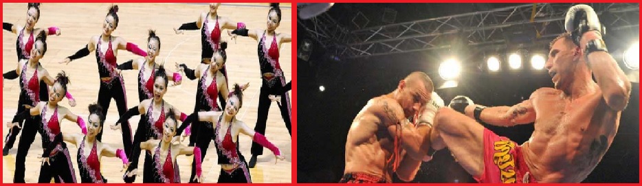 Cheerleading e Muay Thai, modalidades reconhecidas provisoriamente pelo COI (Foto: Montagem).