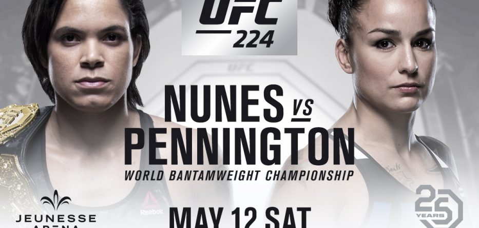 UFC 224 Amanda Nunes x Raquel Pennington